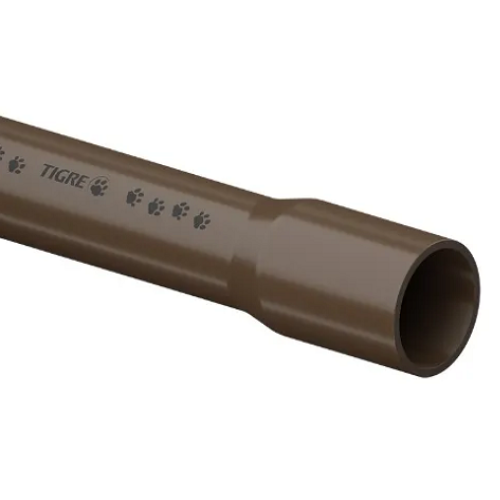 Tubo Marrom Soldável de 25mm (3/4') x 6m Tigre